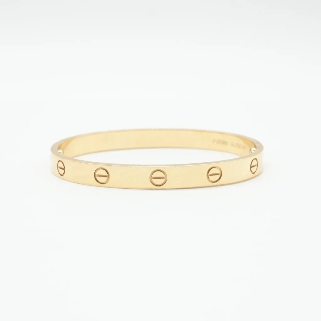 Cartier Love Bracelet, Classic Model, 18K Yellow Gold 32.3g Gold Gold Good - Back View