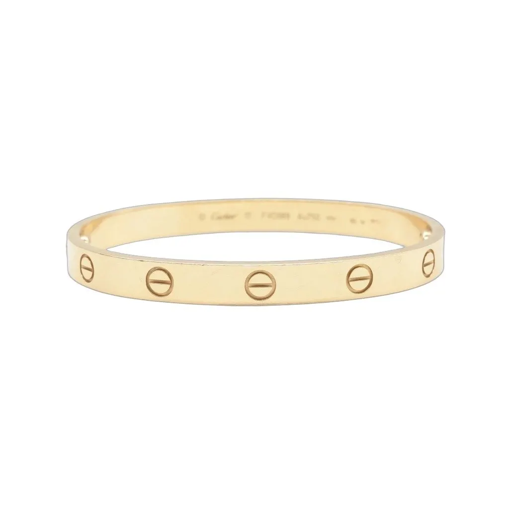 Cartier Love Bracelet, Classic Model, 18K Yellow Gold 32.3g