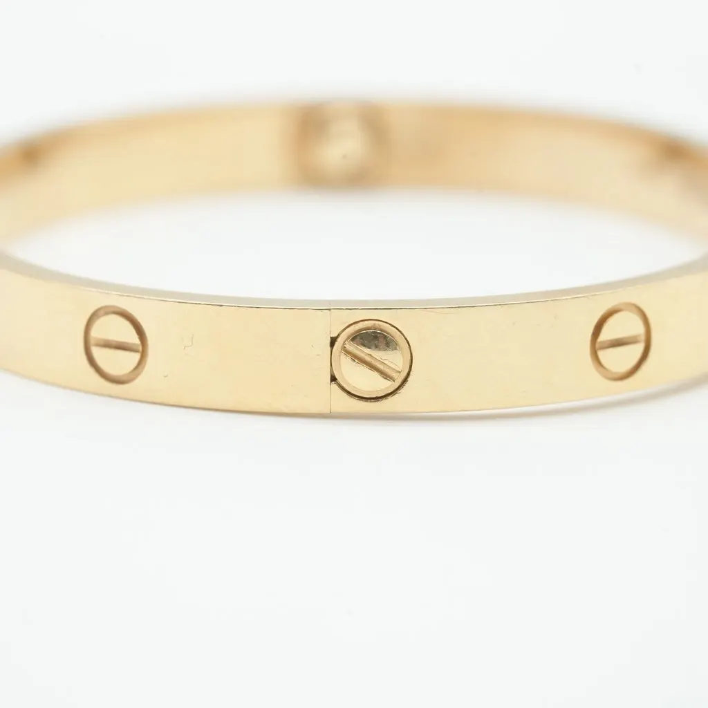 Cartier Love Bracelet, Classic Model, 18K Yellow Gold 32.3g Gold Gold Good - Inside View