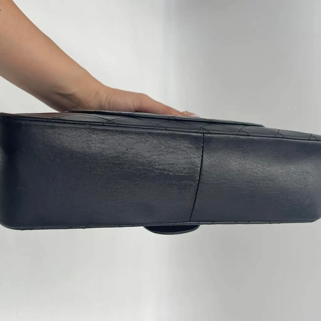 Chanel Classic Double Flap Black Leather Very good - Inside View