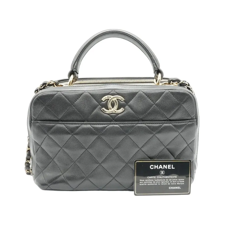 Chanel Trendy CC Bowling Bag Black