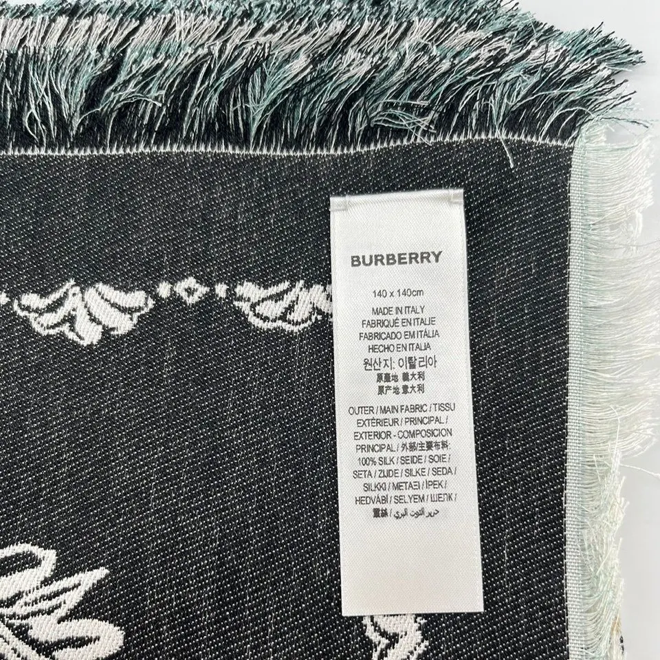 Burberry Saint Paul's Cathedral London MultiColor Silk Never worn - Inside View