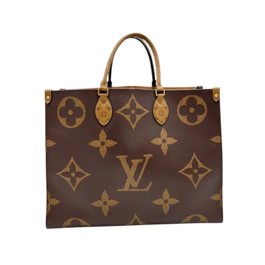Louis Vuitton Onthego Brown Leather Very good - Front View