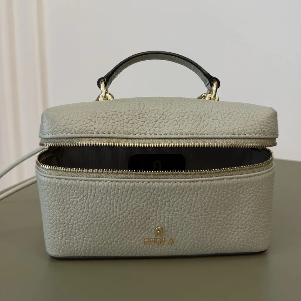 Furla Furla Camelia Mini Bag Khaki Leather Very good - Box View