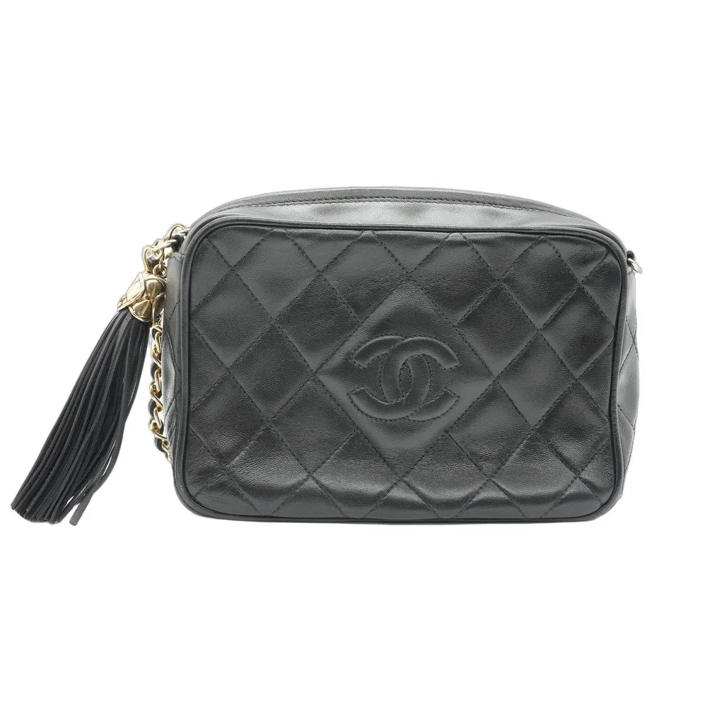 Chanel Tassel Camera Bag Black