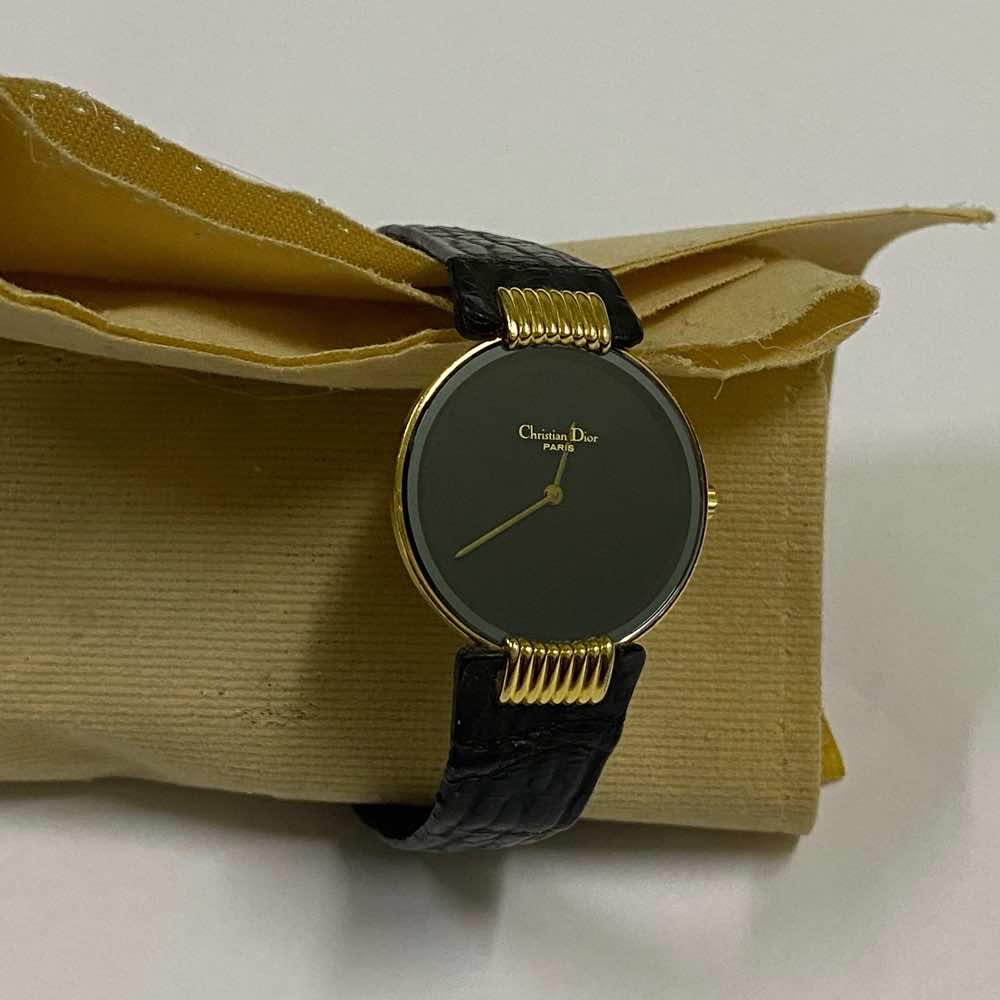 Christian Dior Vintage Black Moon Watch - 2