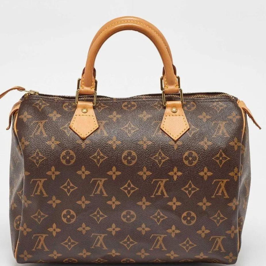 Louis Vuitton Speedy Brown Canvas Very good - Back View