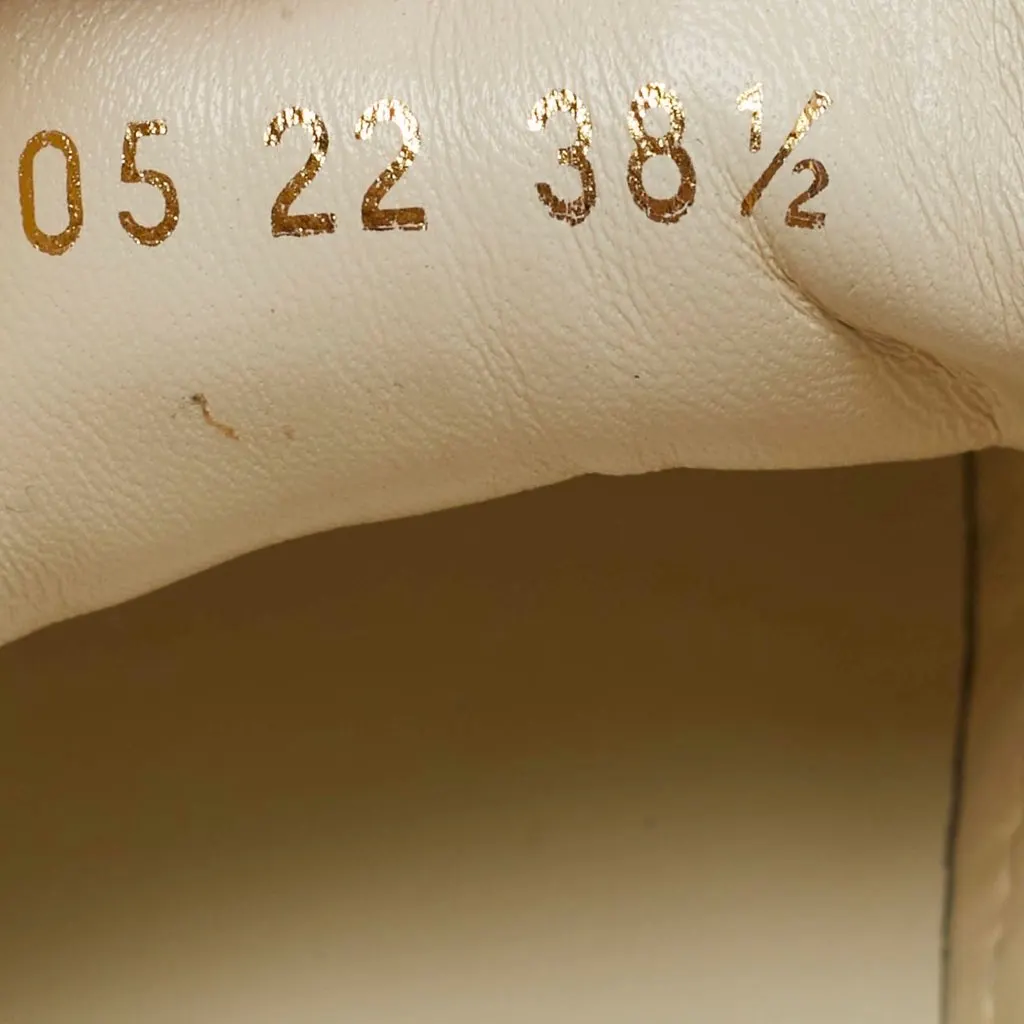Dior B23 Dior Walk'n'Dior Size 38.5 Cream/Grey Canvas LaceUp Sneakers Grey Canvas Very good - Model View