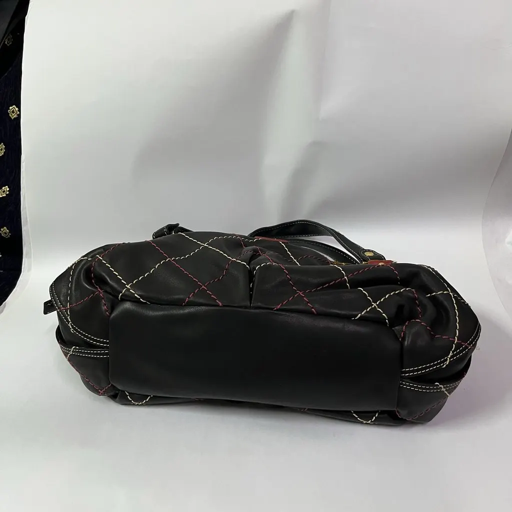 Bonia Vintage Bonia Limited Edition Bag & Wallet MultiColor Leather Never worn, with tag - Model View