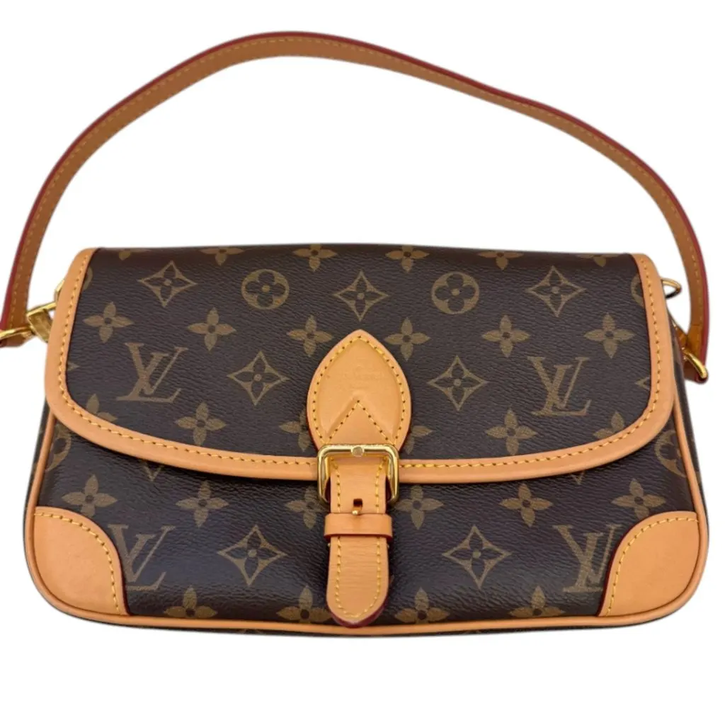 Louis Vuitton Diane Brown Leather Very good - Model View