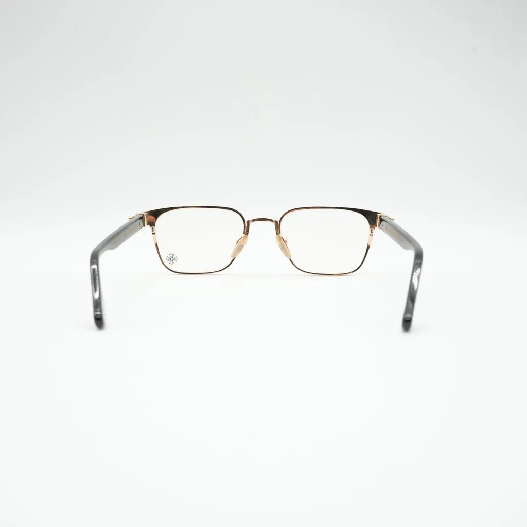 Chrome Hearts NASTYFREEZE Sunglasses BOX Gold Acetate Good - Box View