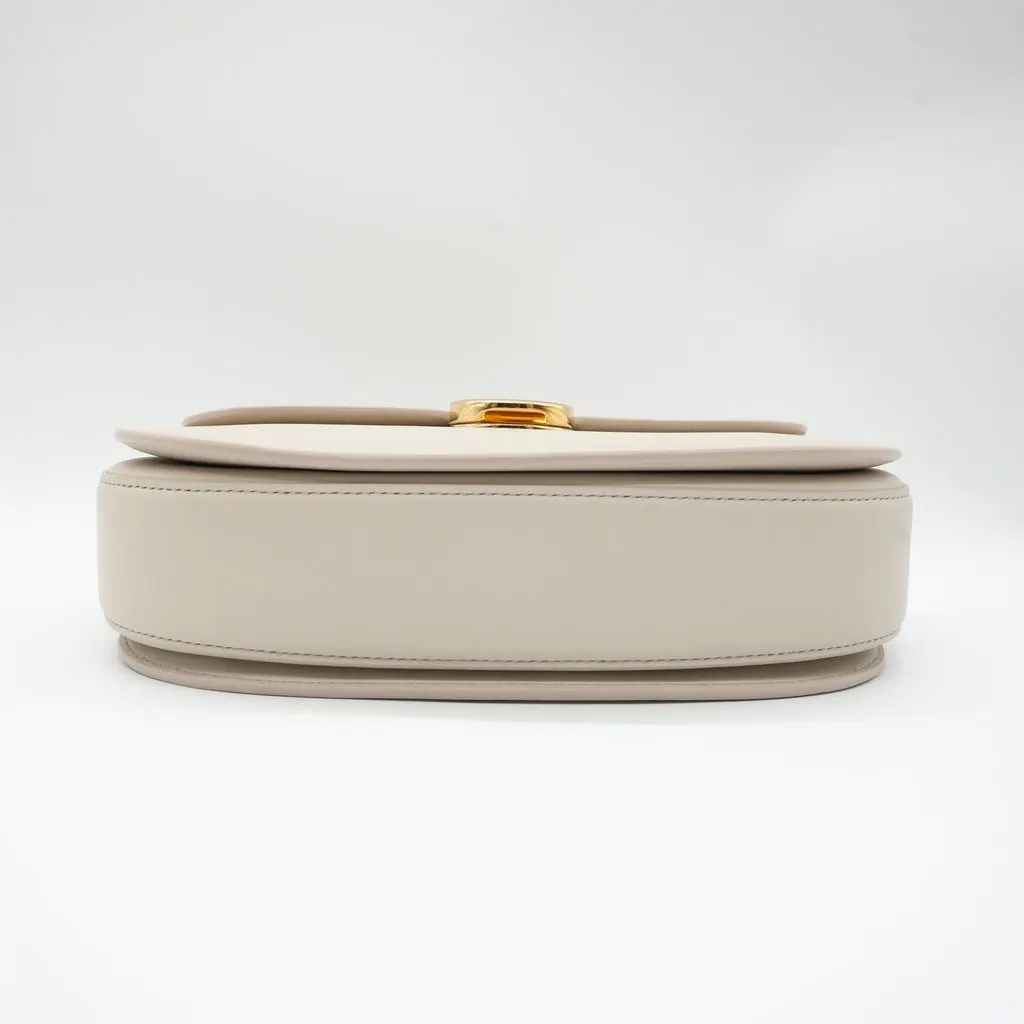 Loro Piana Small Ghiera Shoulder Bag Cream Beige Leather Good - Inside View