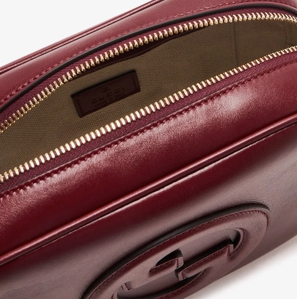 Gucci Blondie Burgundy Leather Never worn, with tag - Box View