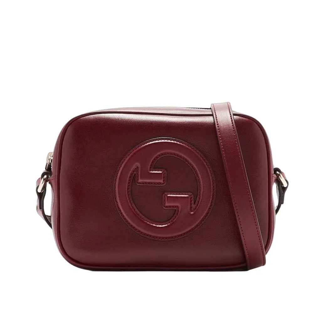 Gucci Blondie Burgundy Leather Never worn, with tag - Front View