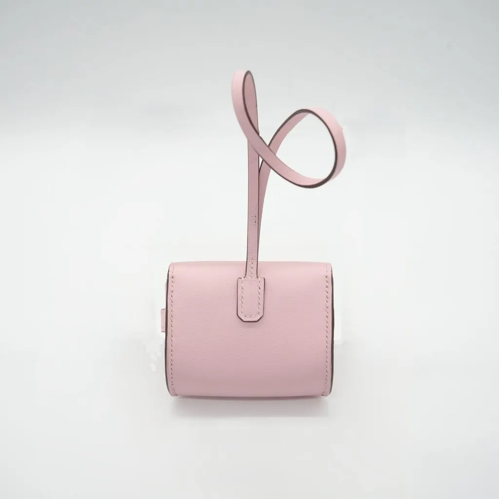 Hermès Hermes Pink Kellyfestival Bag Charm Rose Sakura Stapm K(2025) Pink Leather Good - Inside View