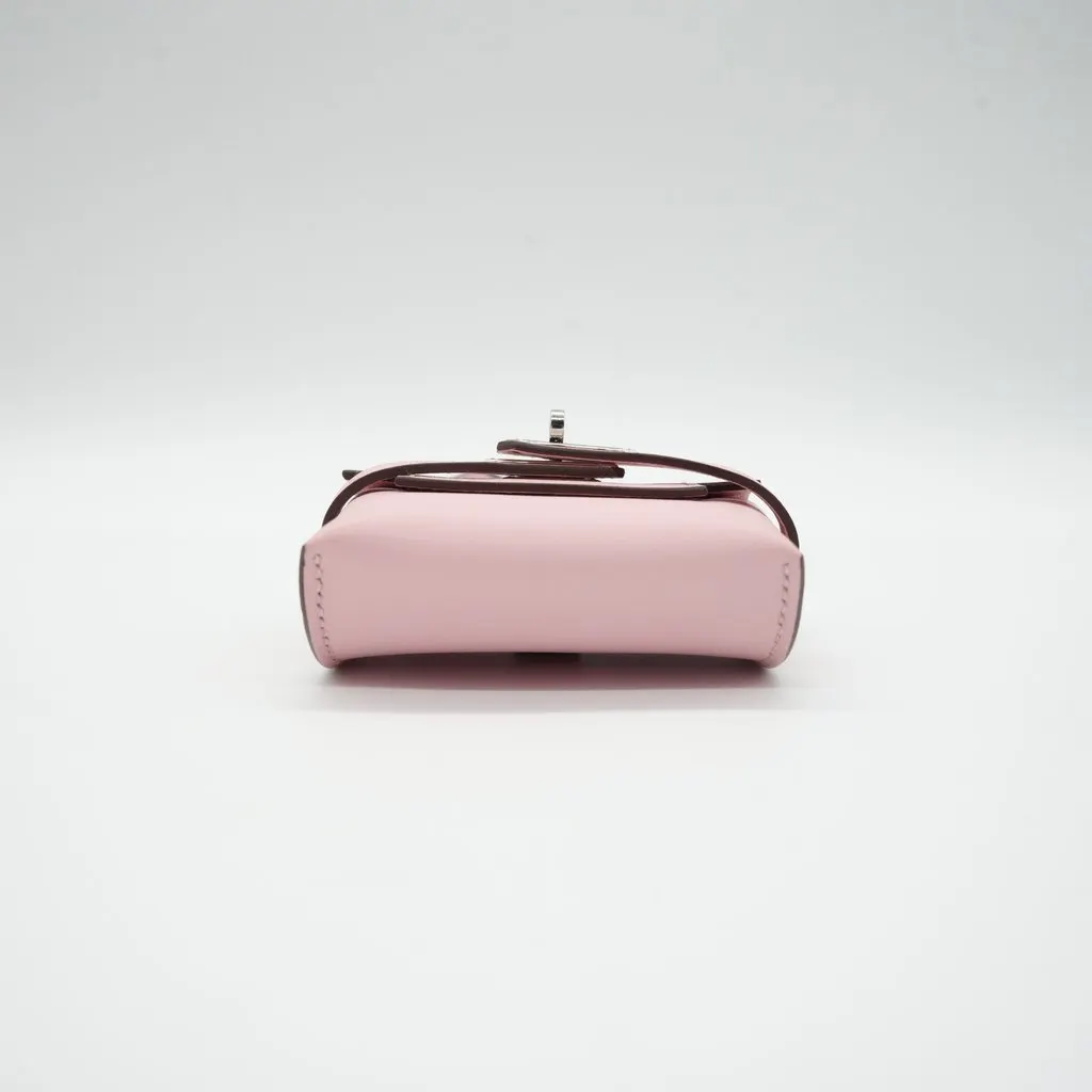 Hermès Hermes Pink Kellyfestival Bag Charm Rose Sakura Stapm K(2025) Pink Leather Good - Model View