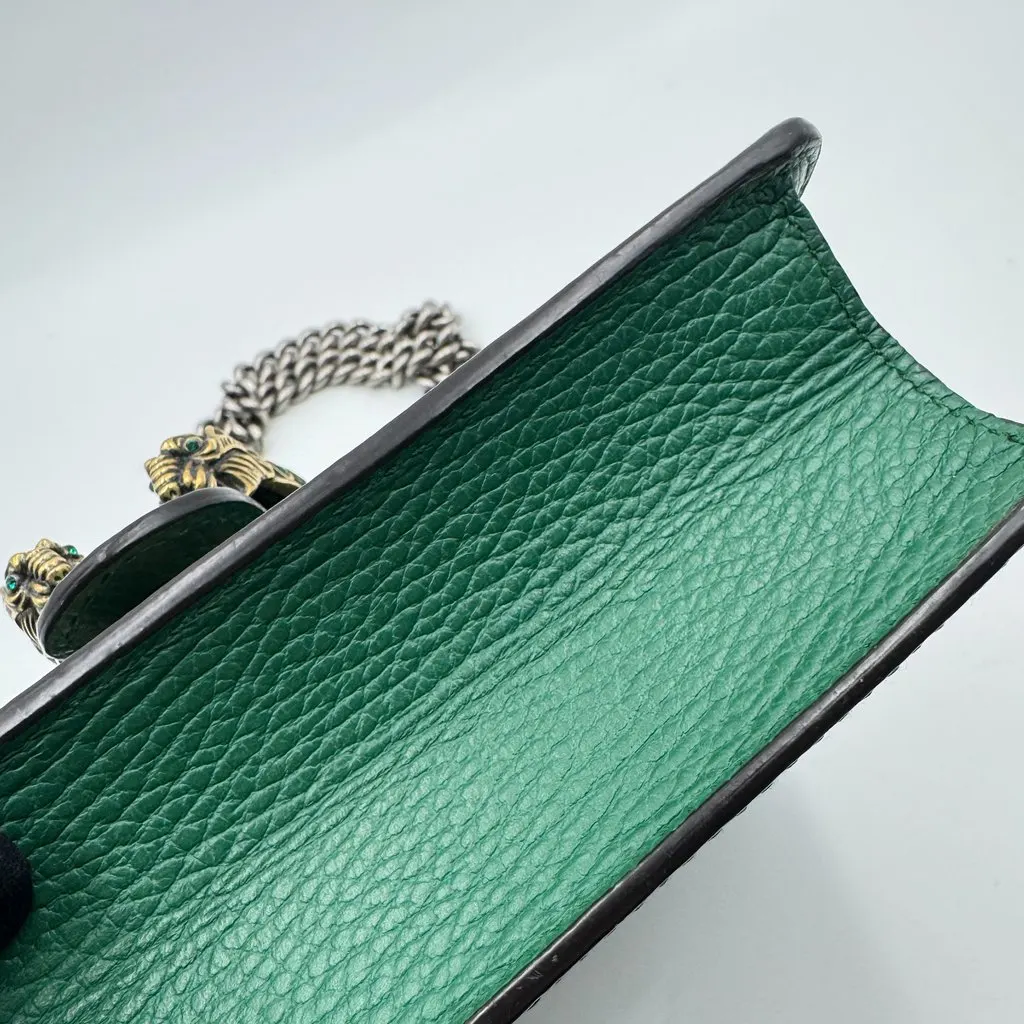 Gucci Dionysus Green Leather Very good - Inside View