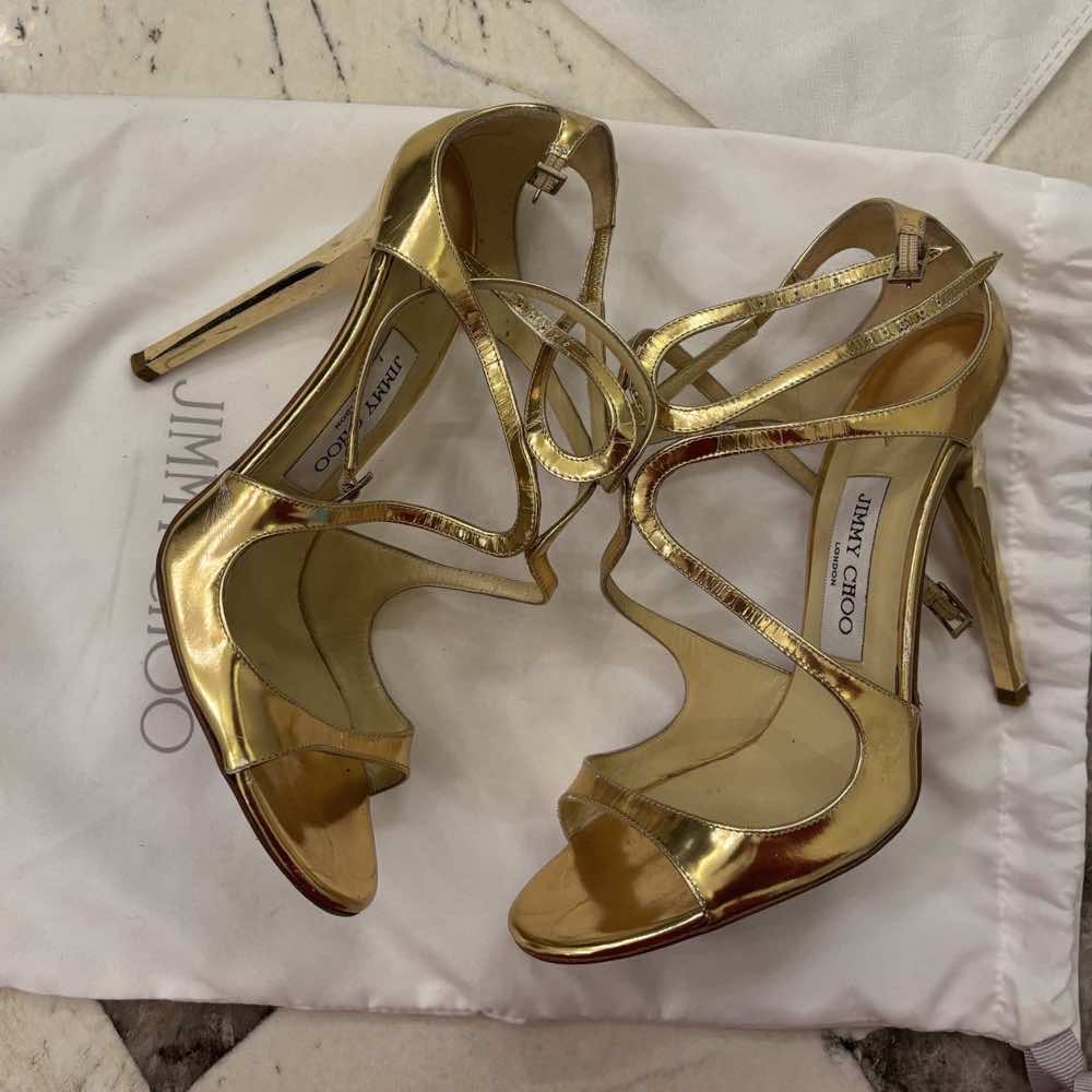 Jimmy Choo Lang Heel Sandals - Image 6