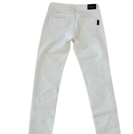 Philipp Plein Philipp Plein Slim-Fit Denim Jeans White Cotton Never worn - Back View
