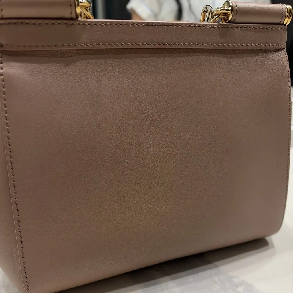 Dolce & Gabbana Good Condition One Time Used Beige Silk Very good - Back View