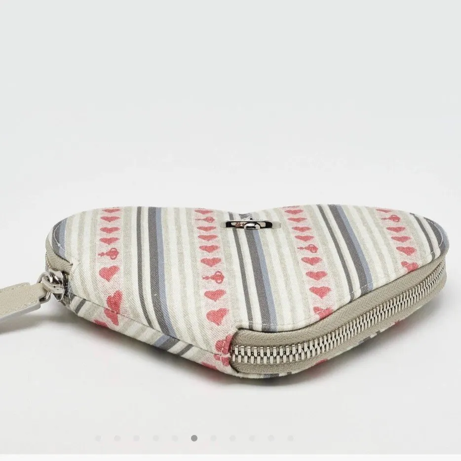 Vivienne Westwood Heart Shape Crossbag MultiColor Canvas Very good - Inside View