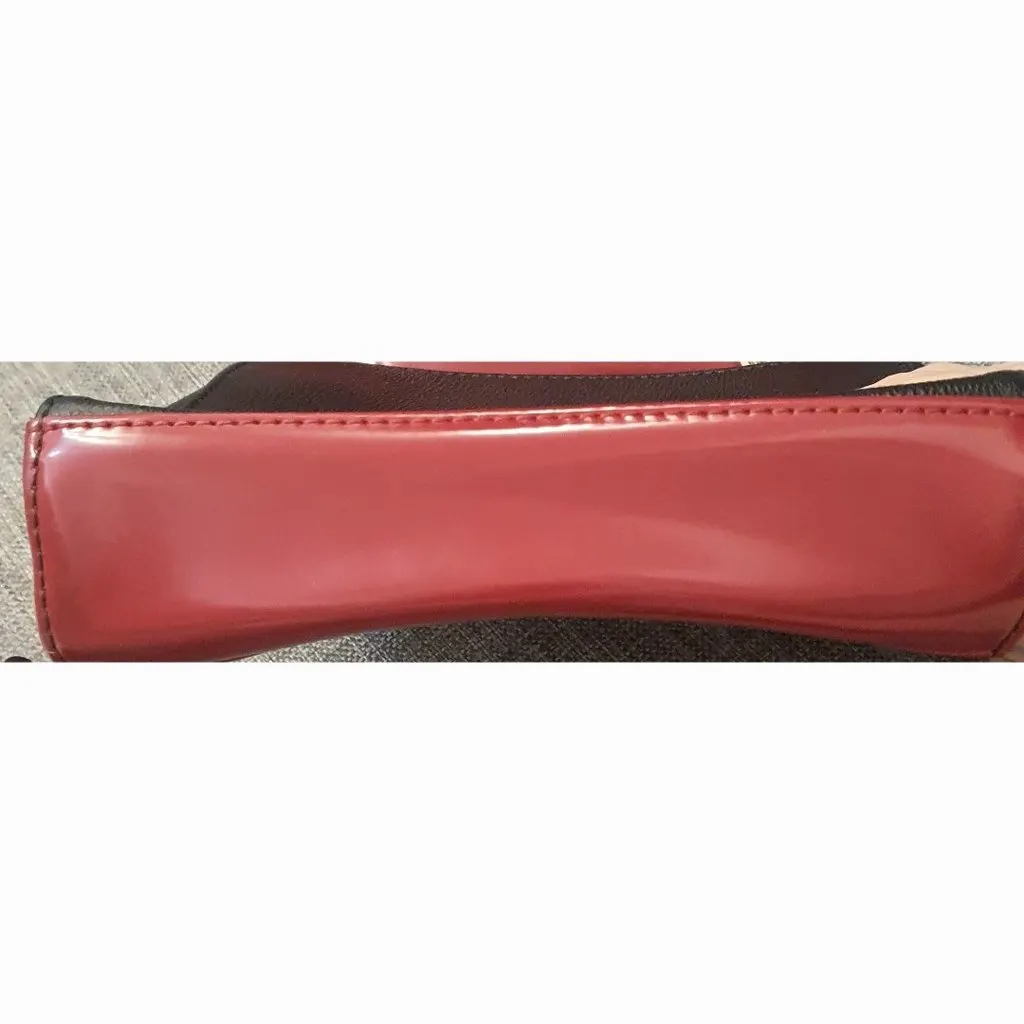 Moschino Leather Vintage Bag With Gold Tone Black Very good - Inside View