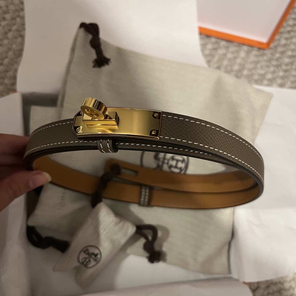 Hermès H Kelly belt - Back view