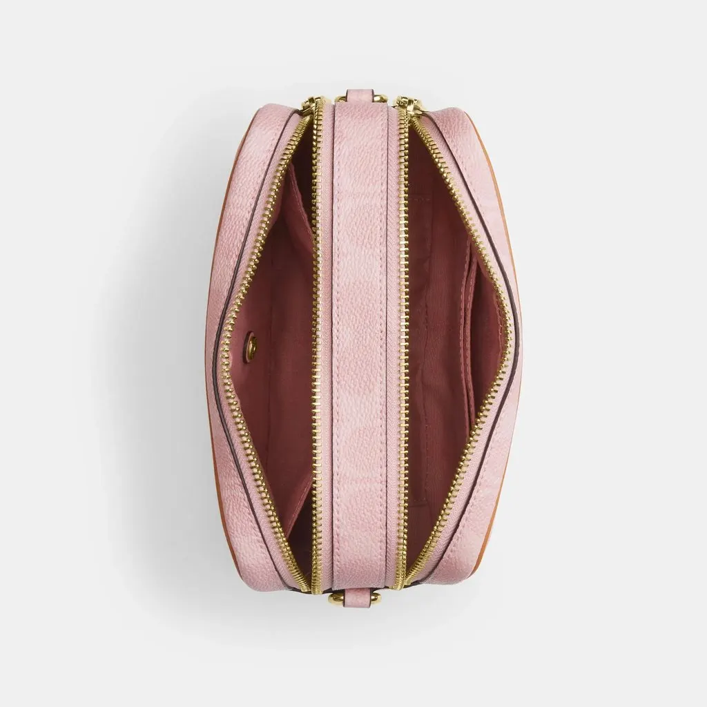 Coach Carey Crossbody Bag Pink Canvas Never worn, with tag - Inside View
