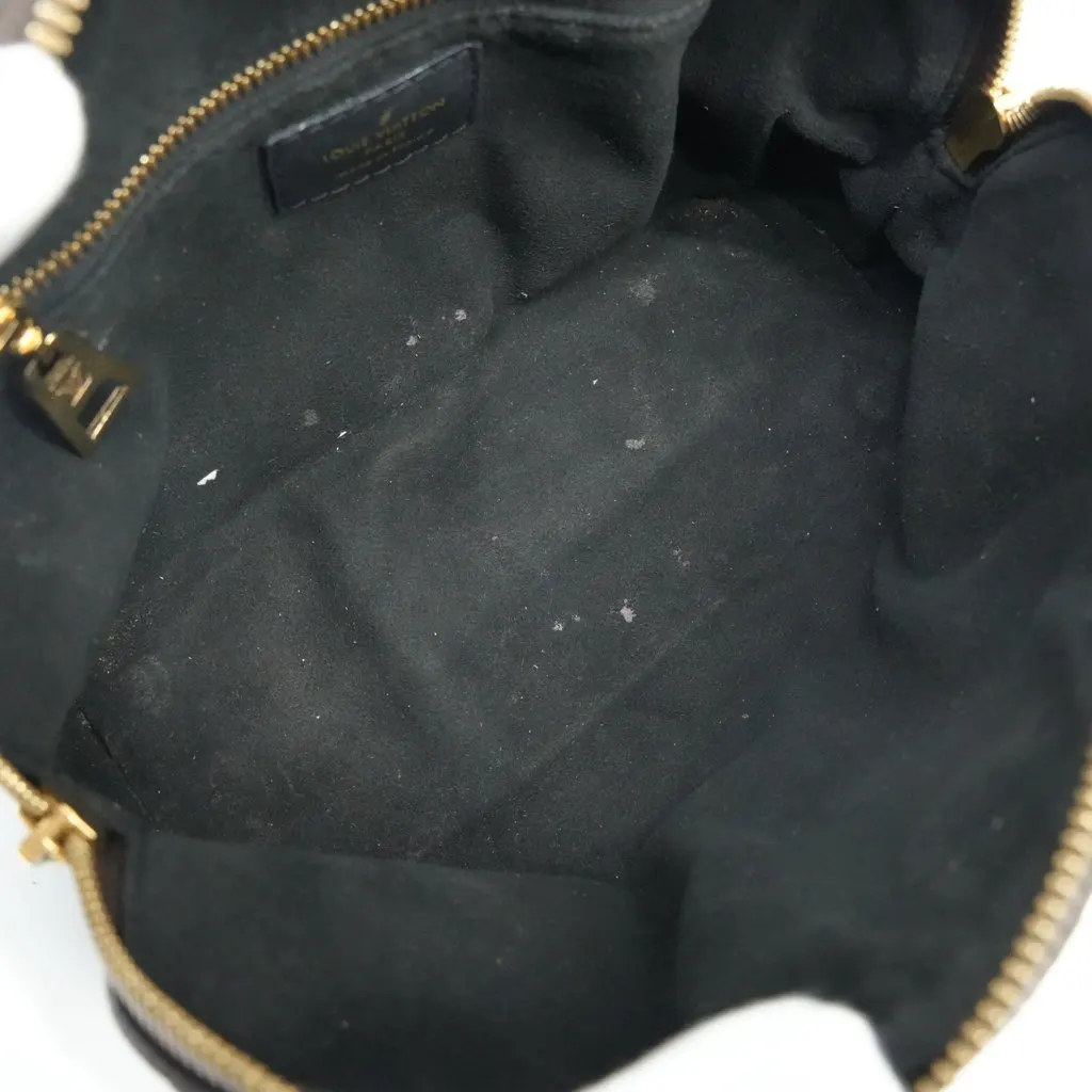 Louis Vuitton Petite Malle Souple Monogram Brown Canvas Fair - Model View