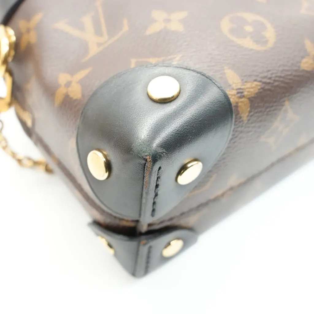 Louis Vuitton Petite Malle Souple Monogram Brown Canvas Fair - Box View