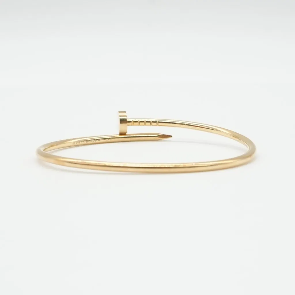 Cartier Juste Un Clou Bracelet, Small Model, 18K Yellow Gold 9.6g Gold Gold Good - Back View