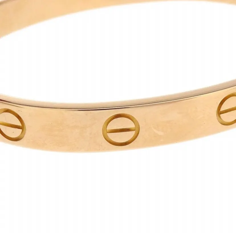 Cartier Cartier Love Bracelet – 18K Rose Gold - Small Gold Rose Gold Very good - Back View
