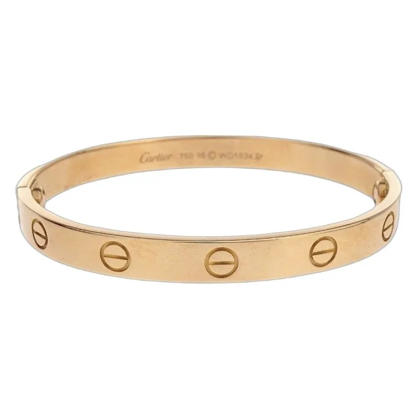 Cartier Cartier Love Bracelet – 18K Rose Gold - Small Gold Rose Gold Very good - Front View