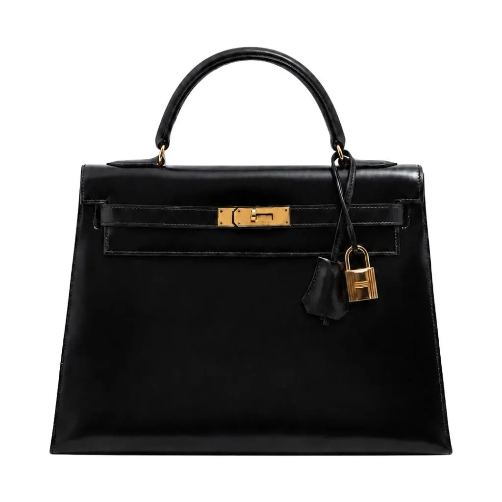 Hermès Kelly 32 Sellier Black