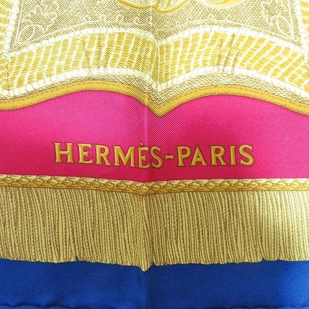 Hermès Poste et Cavalerie 90 MultiColor Silk Very good - Model View