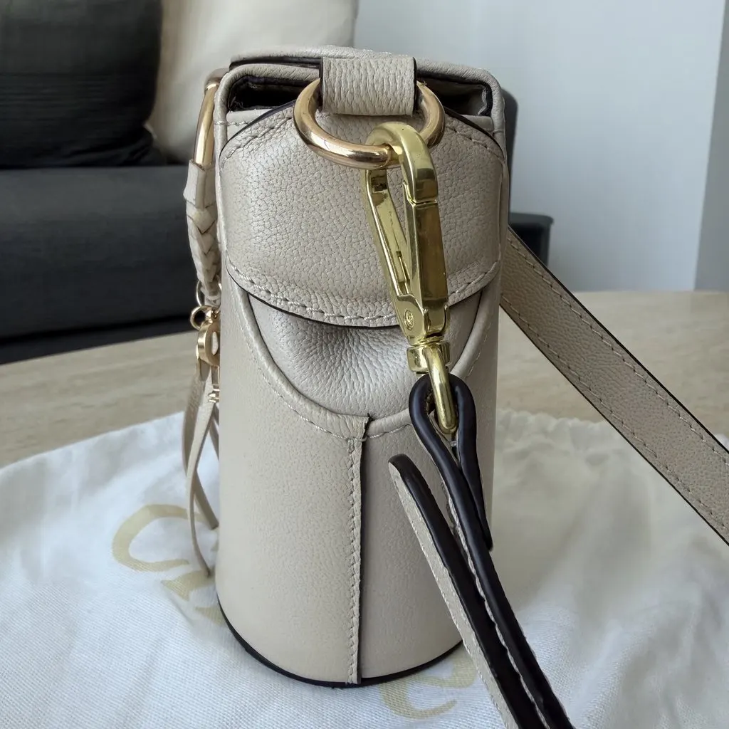 See by Chloé See by Chloé Joan Mini Bucket Bag – Blush Beige Beige Leather Never worn - Box View