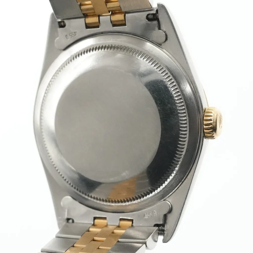 Rolex Vintage Datejust 36m 16233 Jubilee Champagne Dial 18KYG SS (2000) Gold Fair - Box View