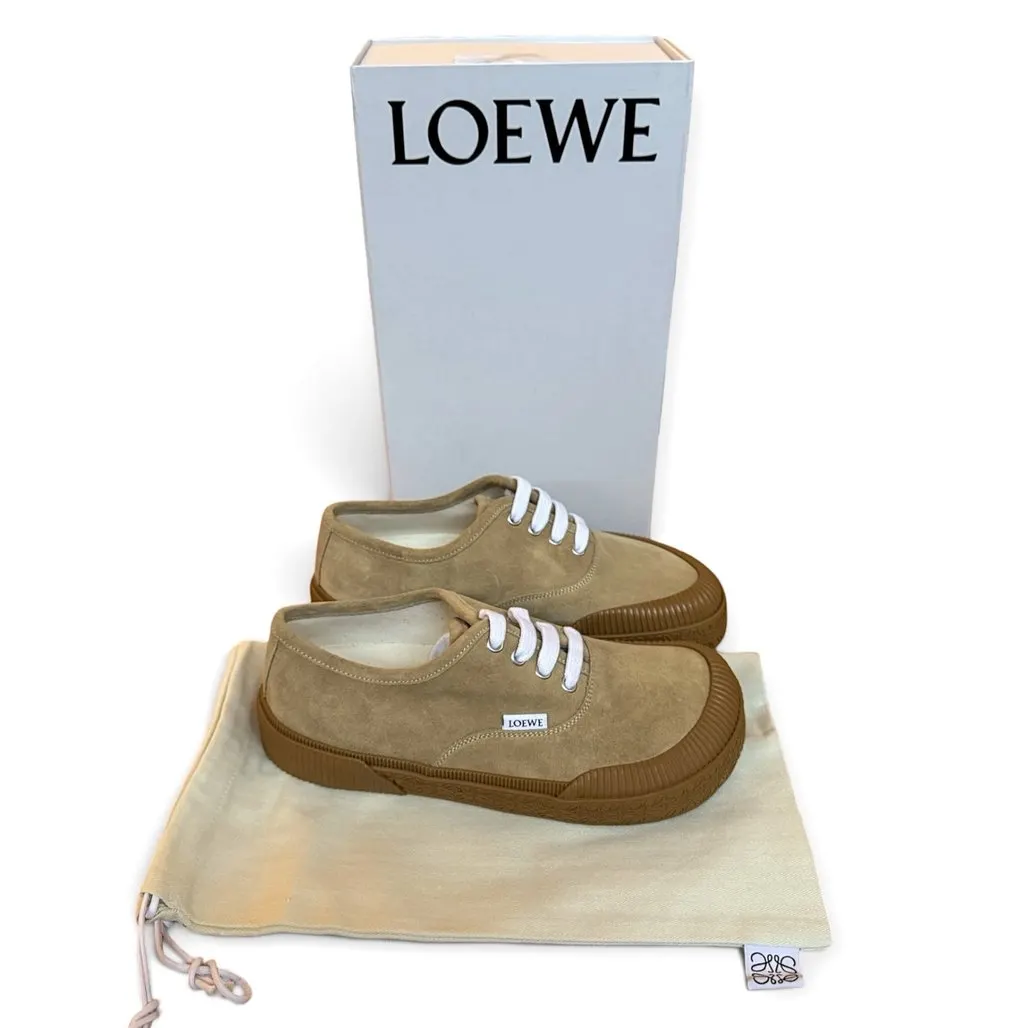 Loewe Loewe Sneaker Terra Vulca Gold Leather Never worn, with tag - Box View