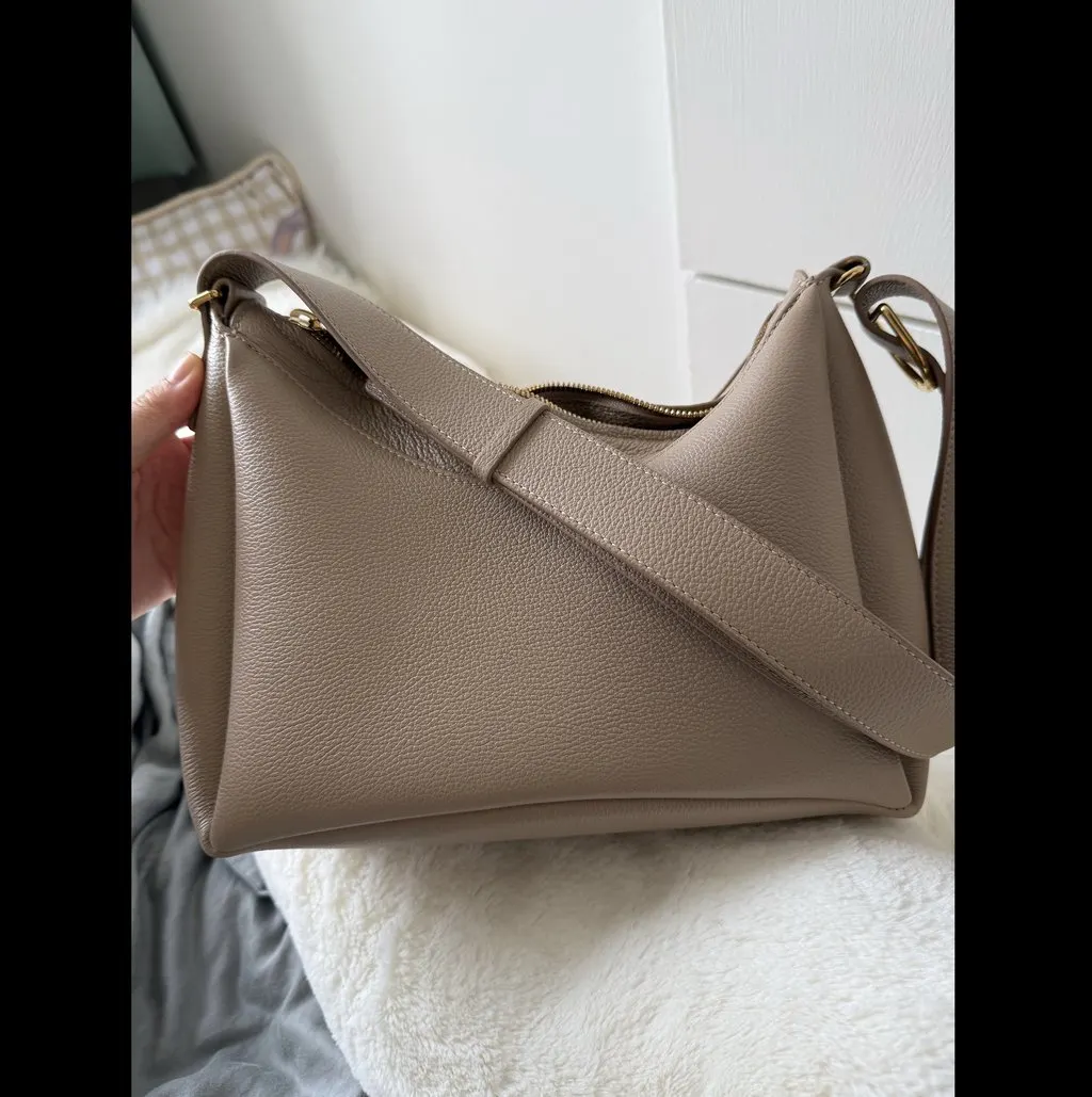 Polene Umi Shoulder Bag Camel Leather Very good - Inside View