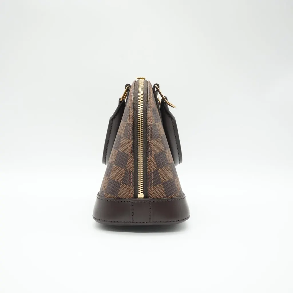 Louis Vuitton Alma BB Damier Ebene Brown Canvas Very good - Box View
