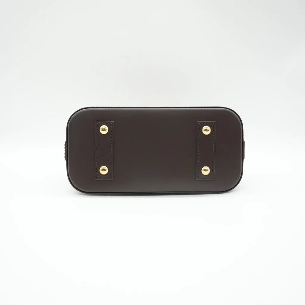 Louis Vuitton Alma BB Damier Ebene Brown Canvas Very good - Inside View