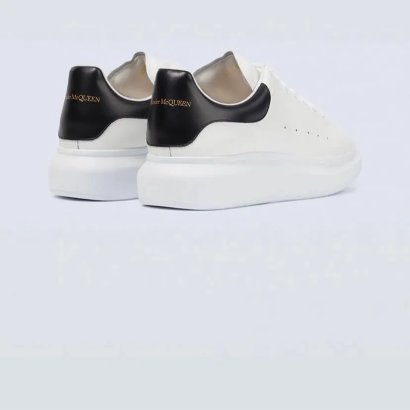 Alexander McQueen Oversized Sneaker White Leather Very good - Back View