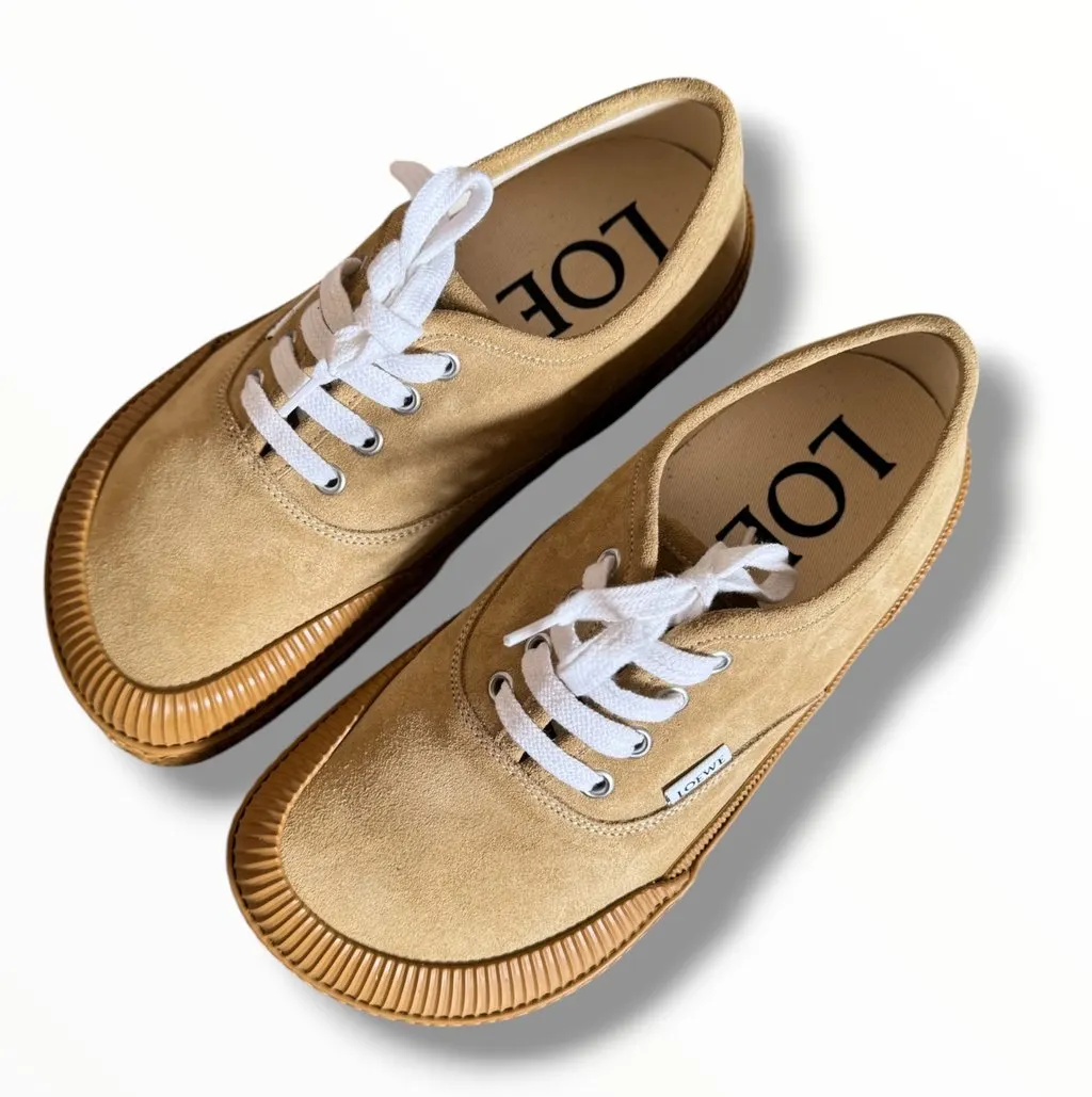 Loewe Loewe Sneaker Vulca Gold Leather Never worn, with tag - Inside View