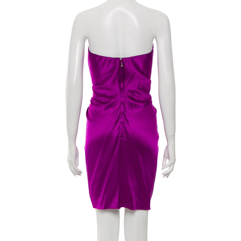 Dolce & Gabbana Silk Mini Dress - Back view