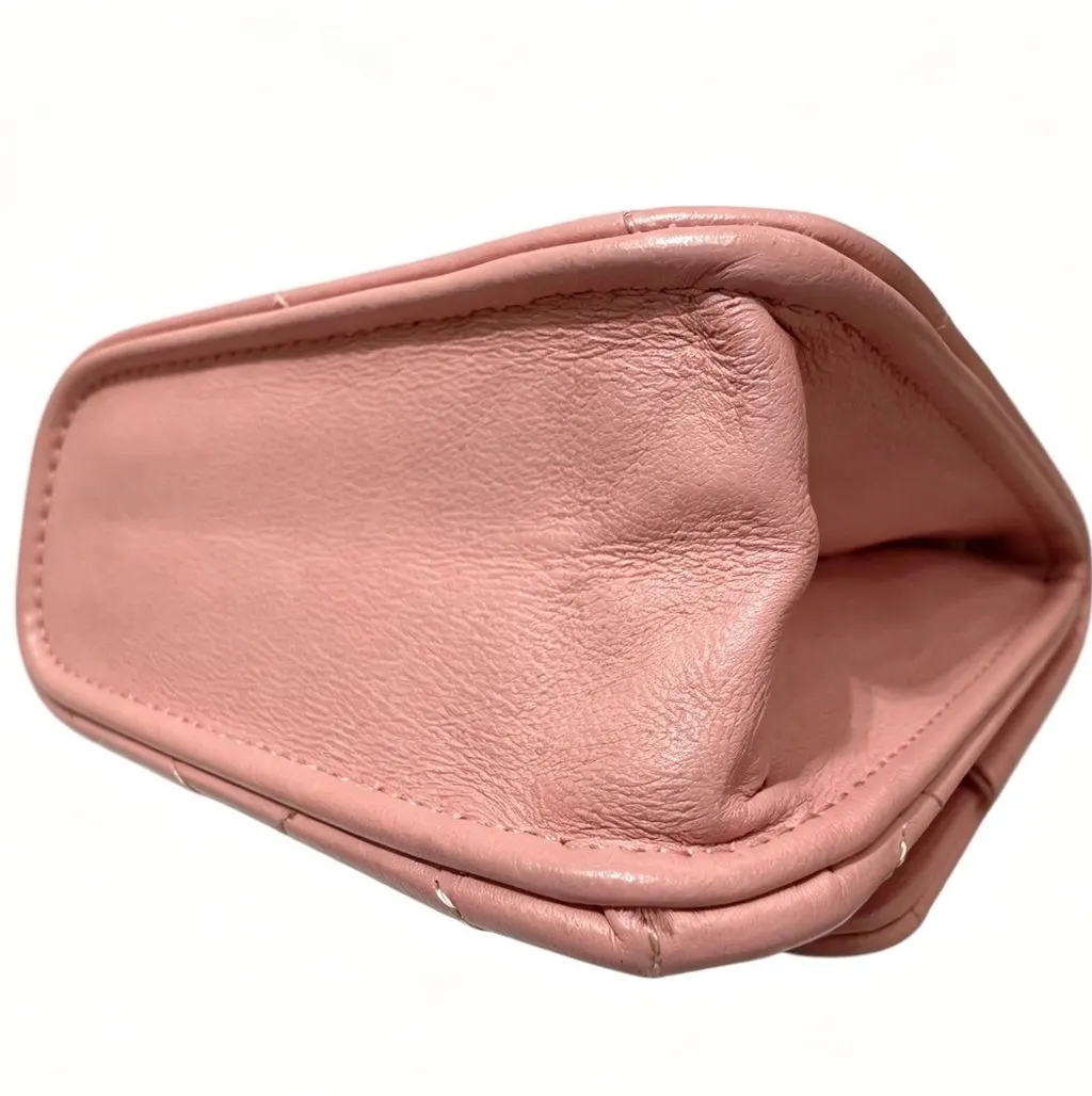 Chanel Wallet on Chain Pink Leather Very good - Box View