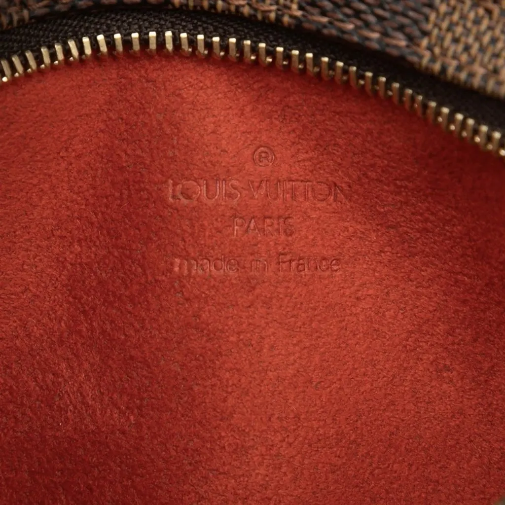 Louis Vuitton Damier Ebene Manosque Pochette Brown Canvas Very good - Box View