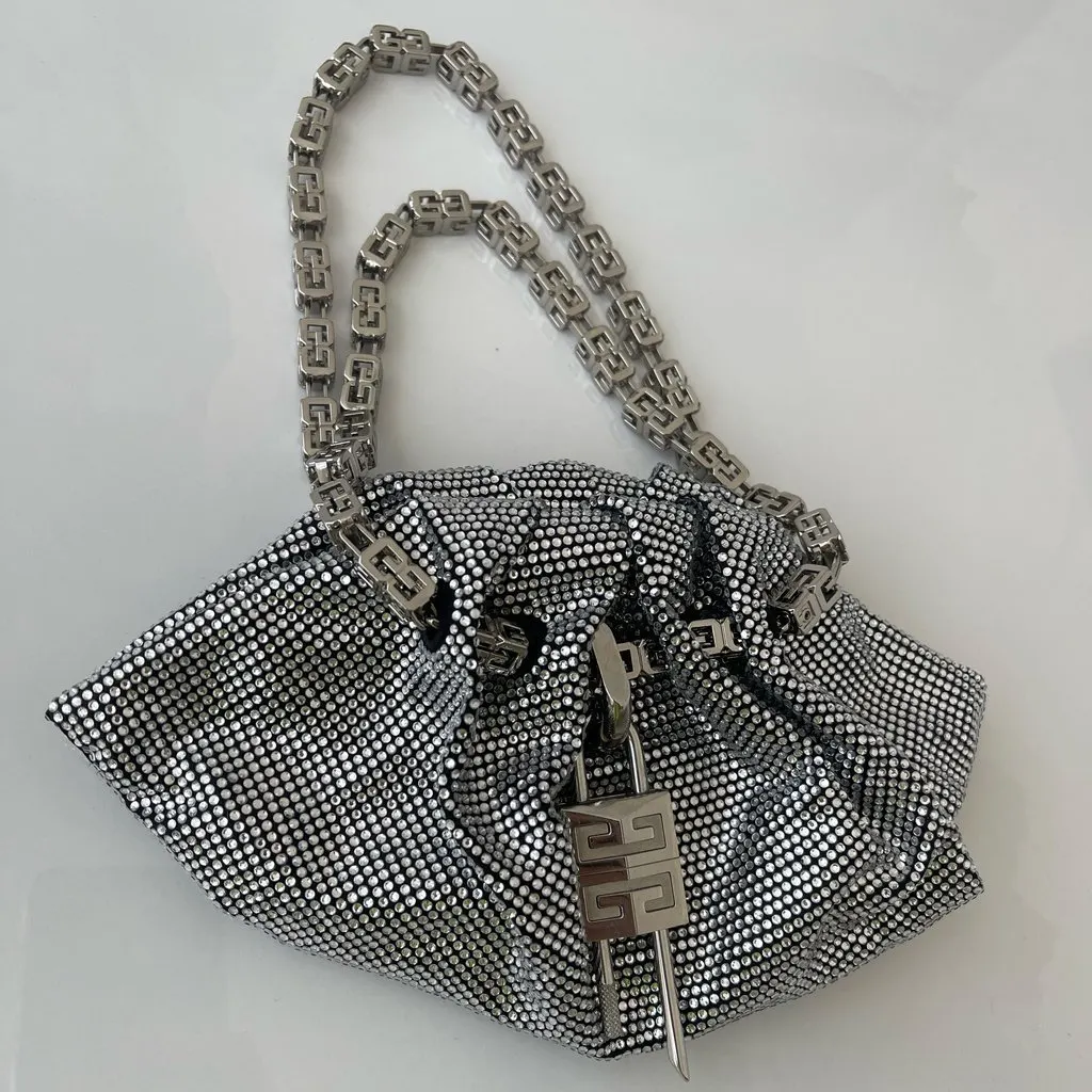 Givenchy Mini Kenny Bag Strass Silver Very good - Inside View