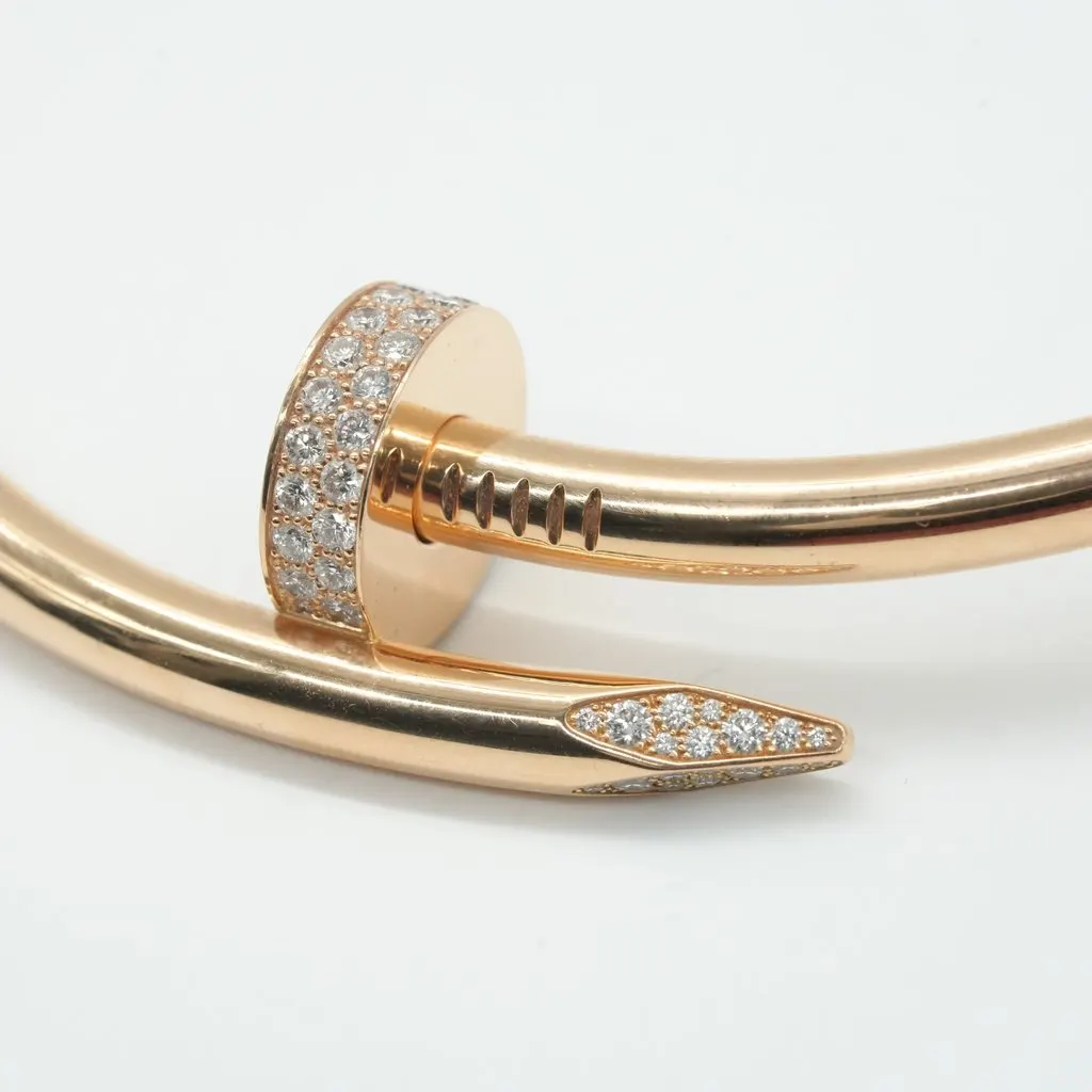 Cartier Juste Un Clou Necklace, Large Model, 18k Yellow Gold, Diamonds 197.2g Gold Gold Very good - Model View