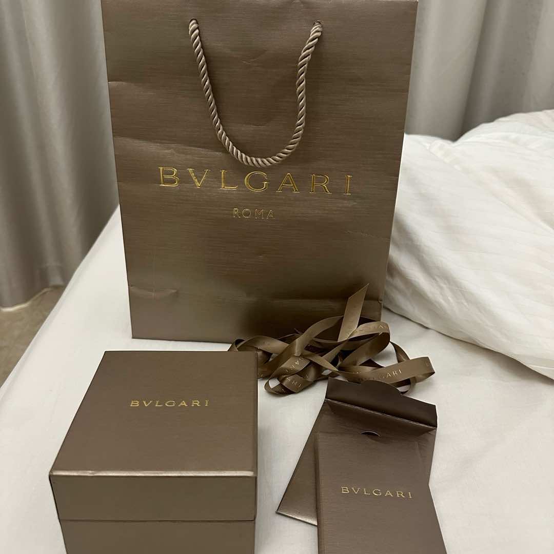 Bvlgari 18K Rose Gold Diamond Onyx Bracelet - 2