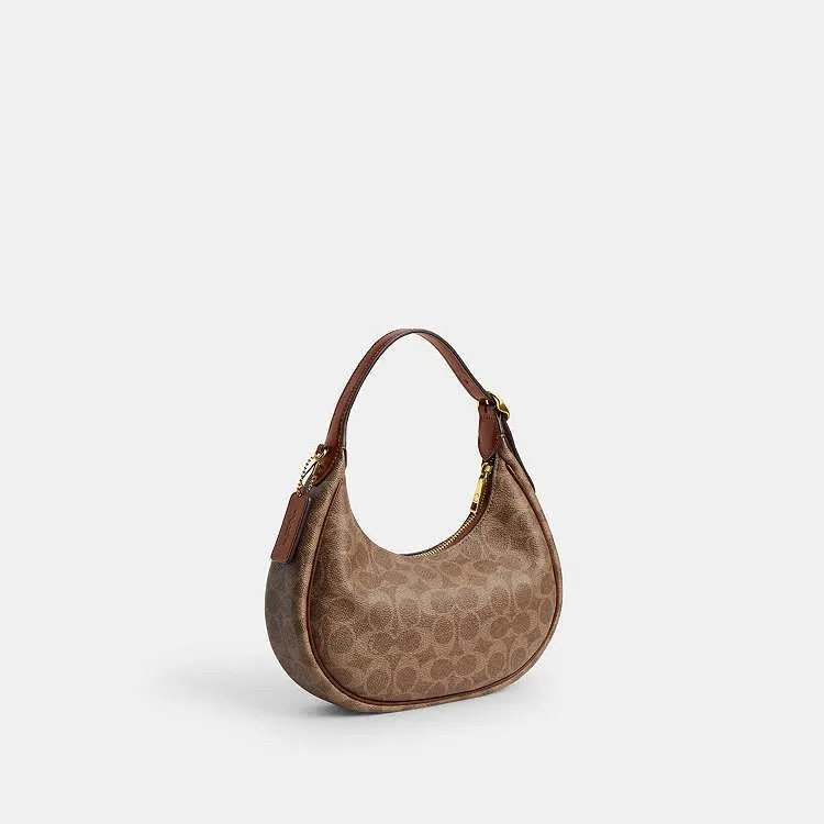 Coach Emily Shoulder Bag Camel Canvas Never worn, with tag - Back View